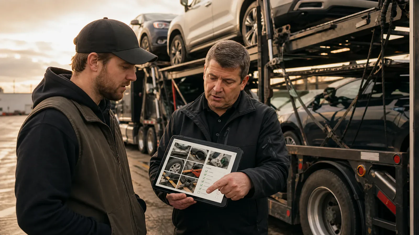 Editorial illustration for Day Four: Inspect the equipment and the vehicles